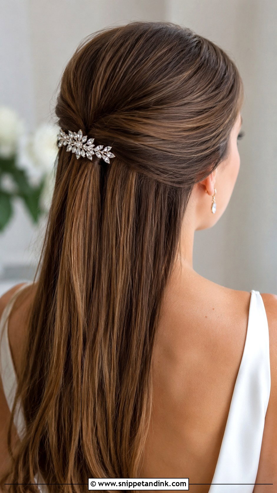 Sparkling Hair Barrette - Snippet and Ink - 20 Wedding Hair Accessories for Bride