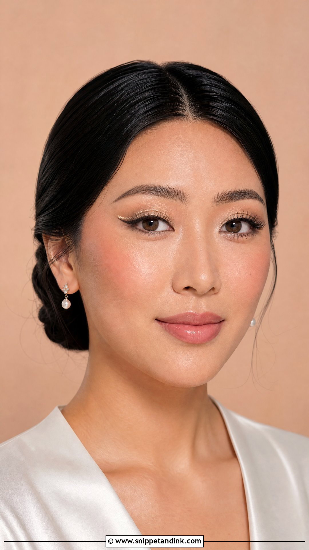 Sparkly Winged Liner Wedding Makeup - Snippet and Ink - 20 Sparkly Wedding Makeup Ideas