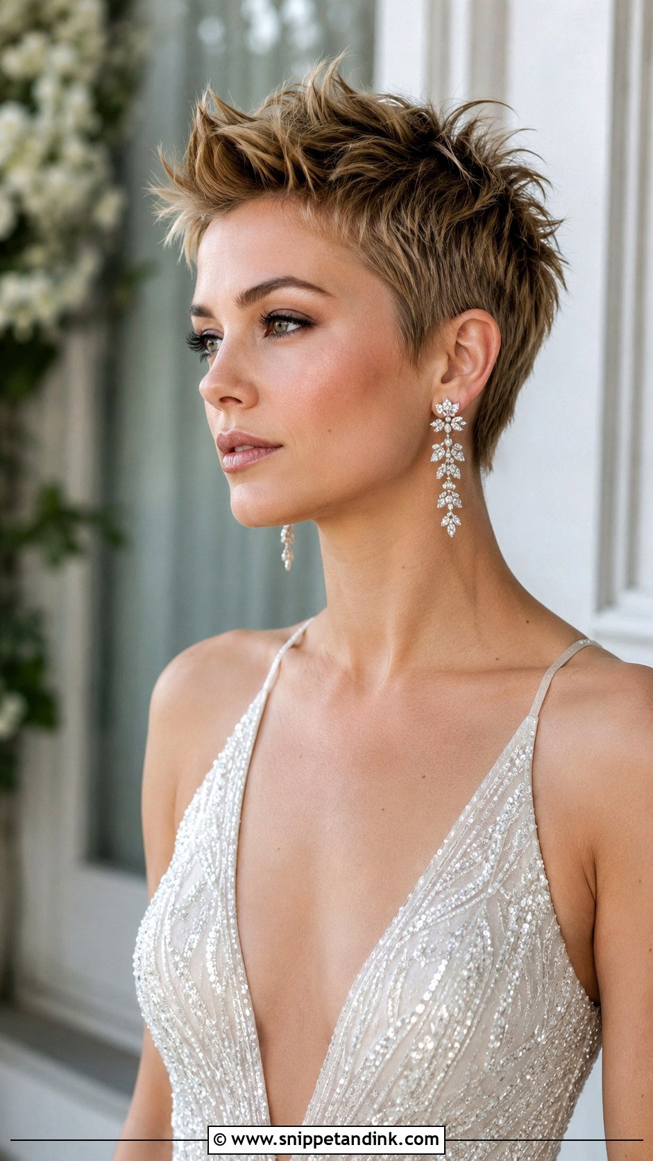Spiky Textured Pixie - Snippet and Ink - 20 Pixie Wedding Hairstyles