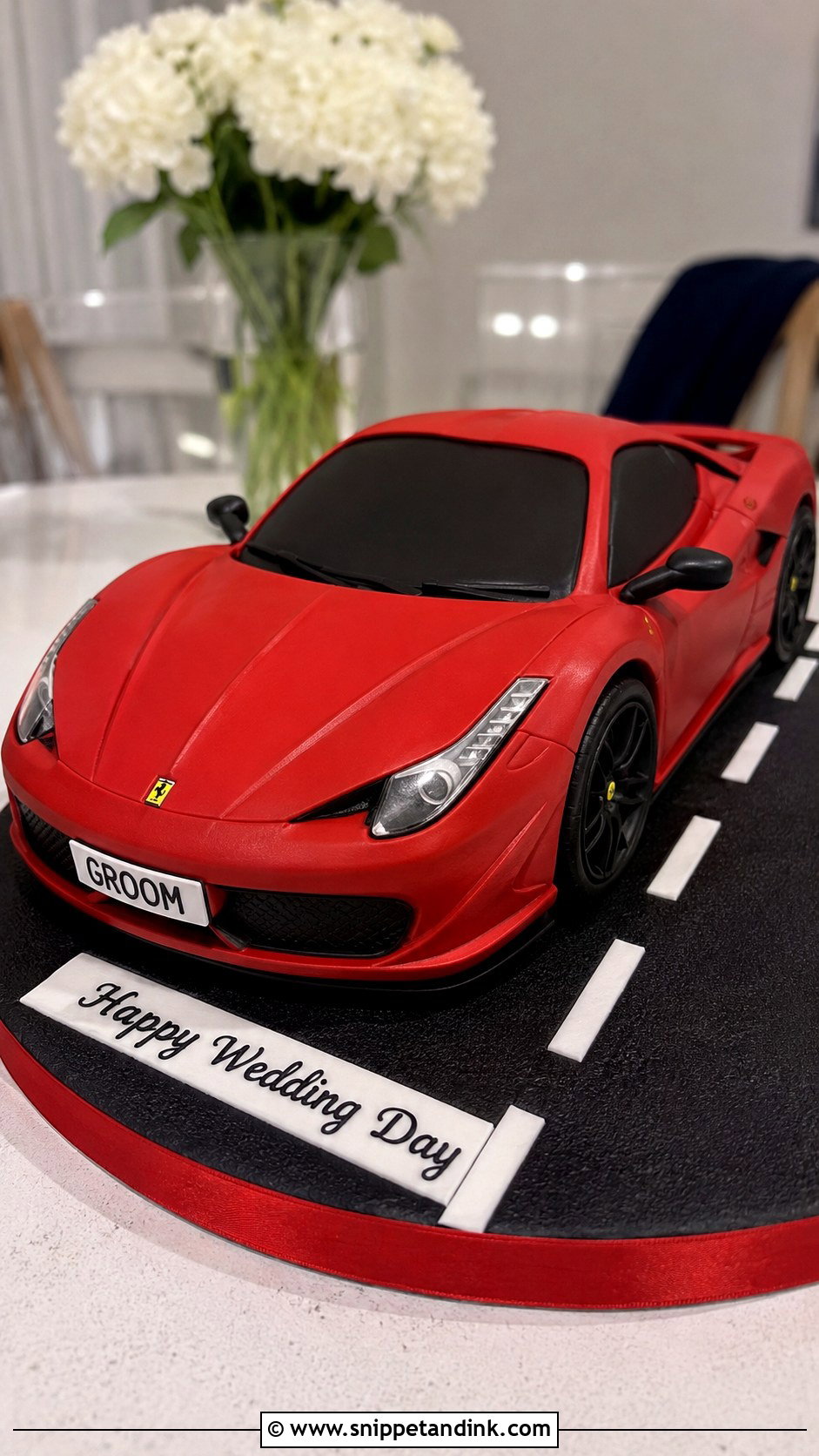 Sports Car Grooms Cake - Snippet and Ink - 20 Grooms Car Cake Ideas