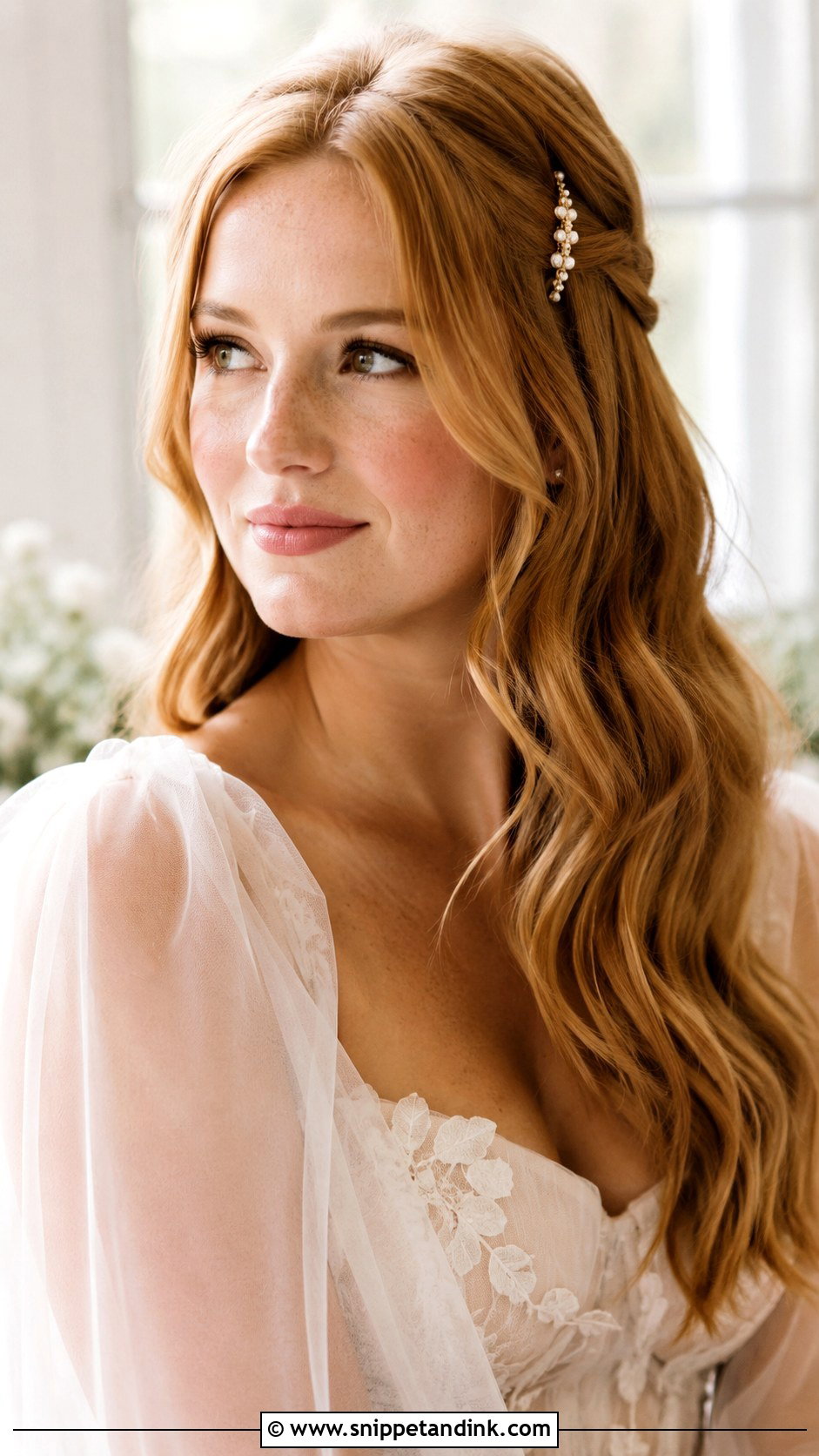Spring Bridal Loose Waves - Snippet and Ink - 15 Spring Wedding Hairstyles Bride
