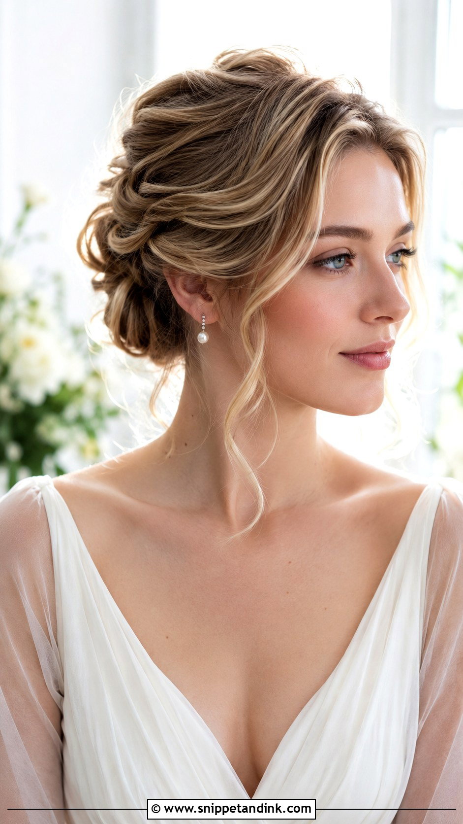 Spring Bridal Textured Updo - Snippet and Ink - 15 Spring Wedding Hairstyles Bride