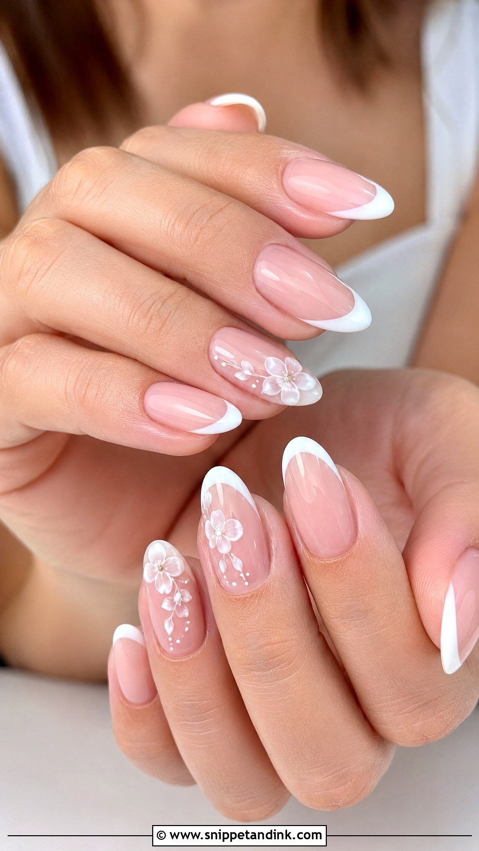 Spring Wedding Almond Nails - Snippet and Ink - 20 Spring Wedding Nails for Bride