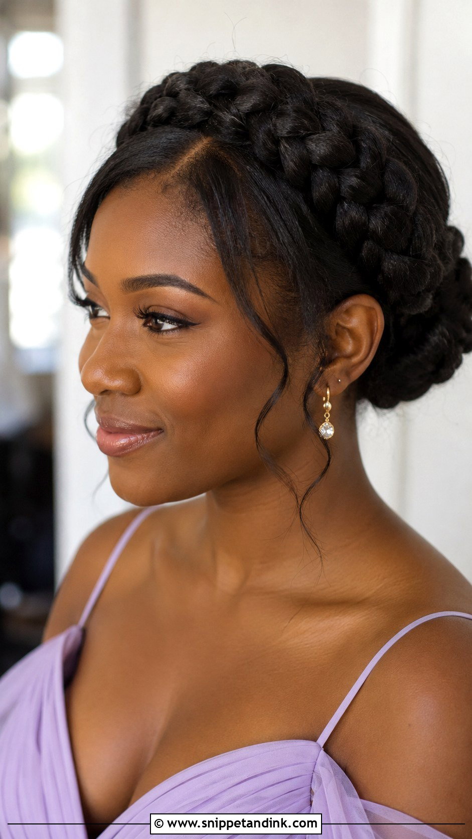 Spring Wedding Guest Crown Braid - Snippet and Ink - 15 Spring Wedding Guest Hairstyles