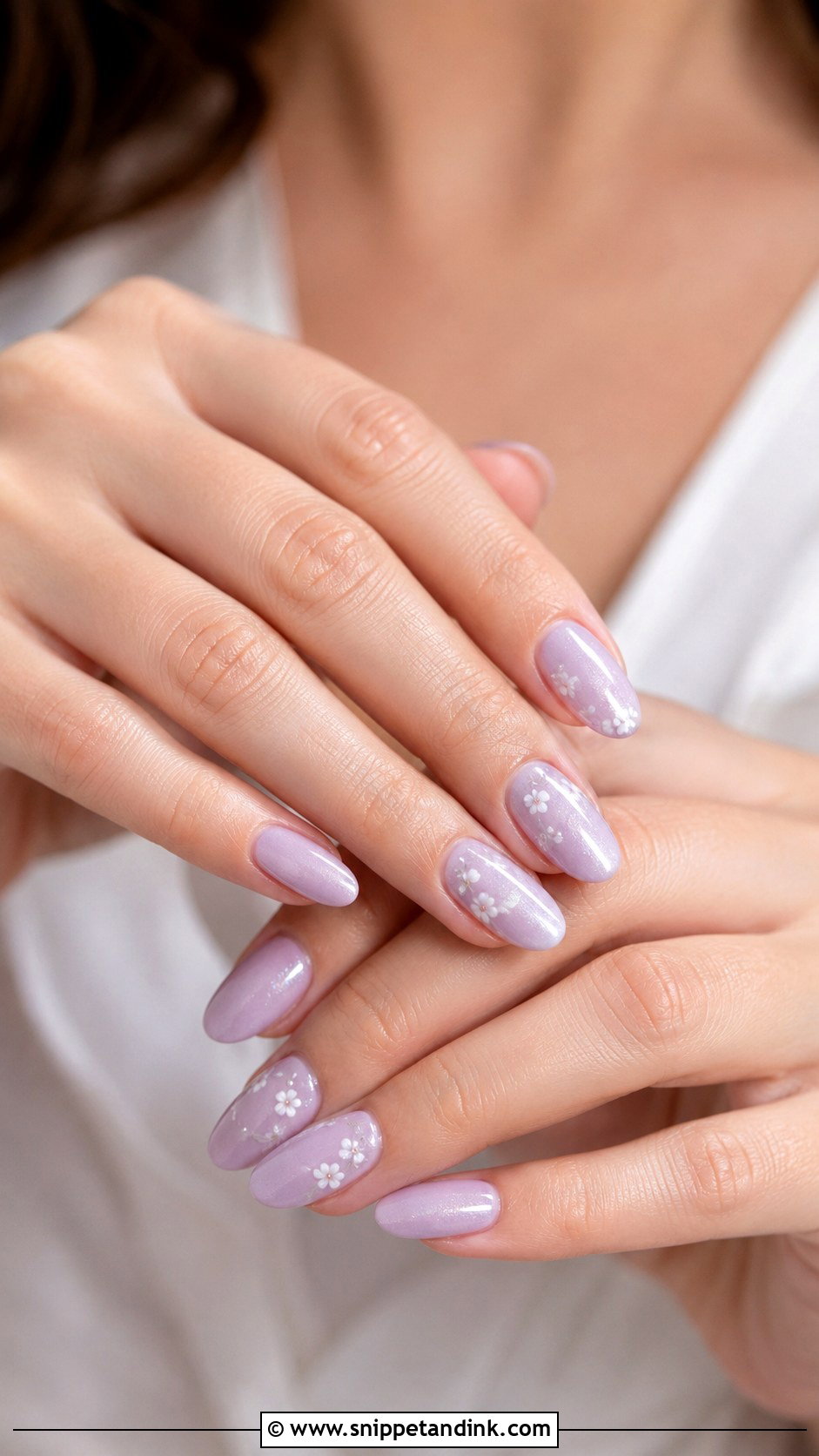 Spring Wedding Pearl Accent Nails - Snippet and Ink - 20 Spring Wedding Nails for Bride