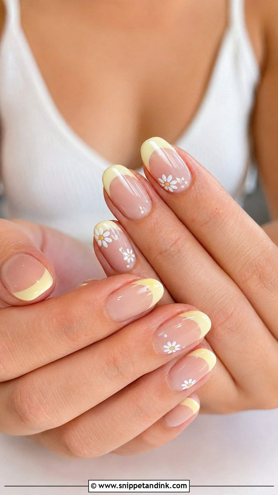 Spring Wedding Pressed Flower Nails - Snippet and Ink - 20 Spring Wedding Nails for Bride