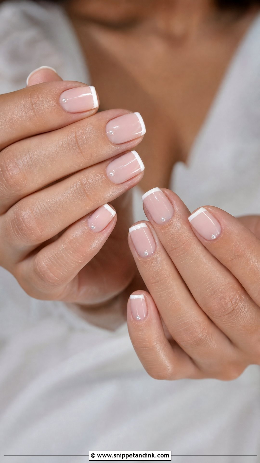 Square Beach Wedding Nails - Snippet and Ink - 25 Beach Wedding Nails