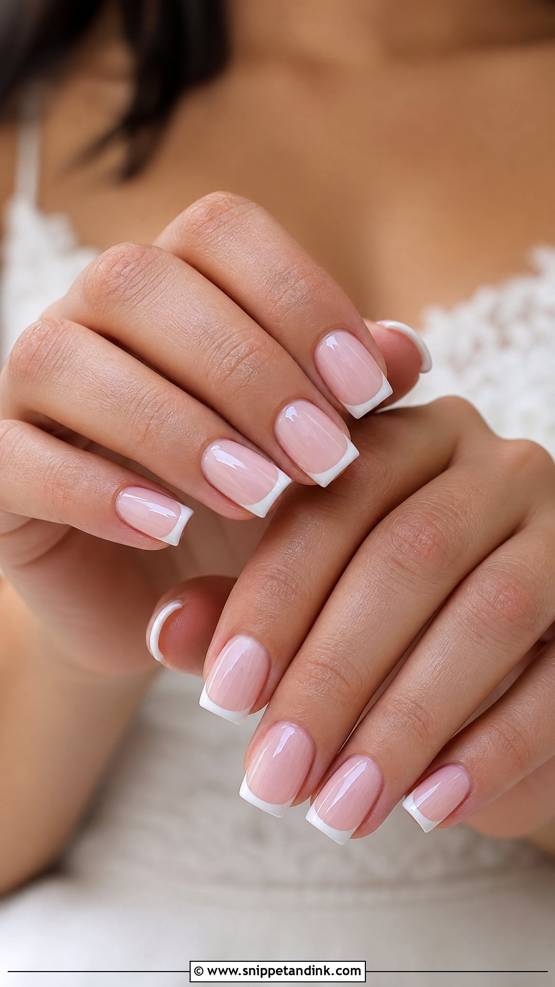 Square Bridal Nails - Snippet and Ink - 35 Bridal Nails