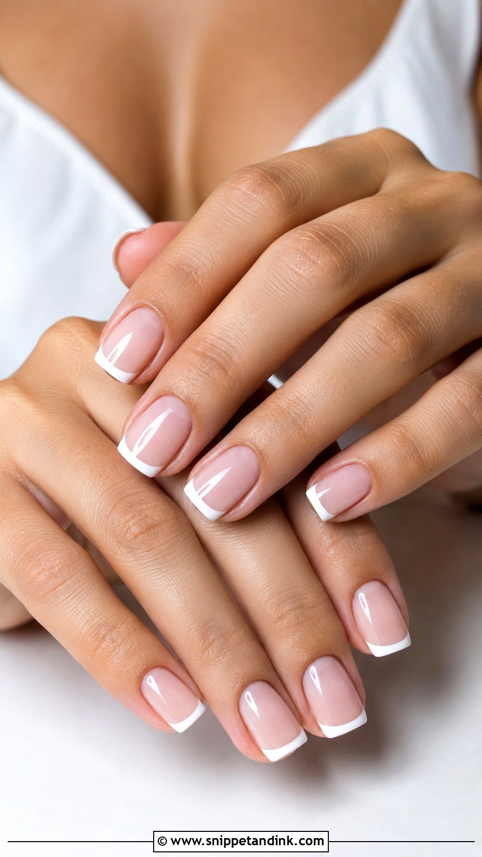 Square Bridal Nails - Snippet and Ink - 20 Simple Bridal Nails Designs