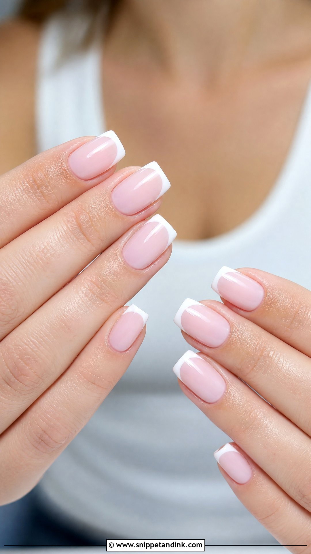 Square Bridesmaid Nails - Snippet and Ink - 25 Simple Bridesmaid Wedding Nails