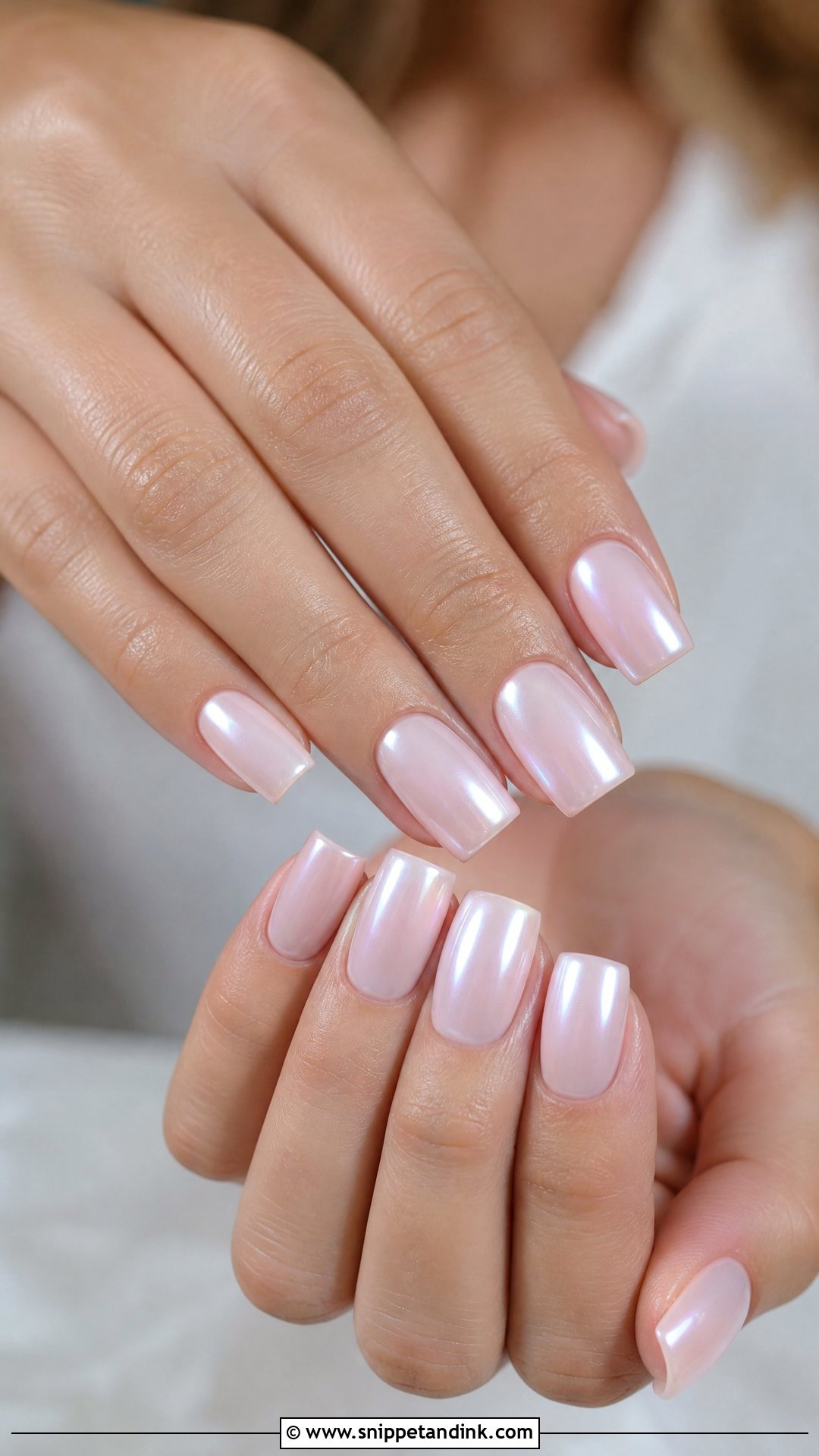 Square Chrome Wedding Nails - Snippet and Ink - 25 Chrome Wedding Nails