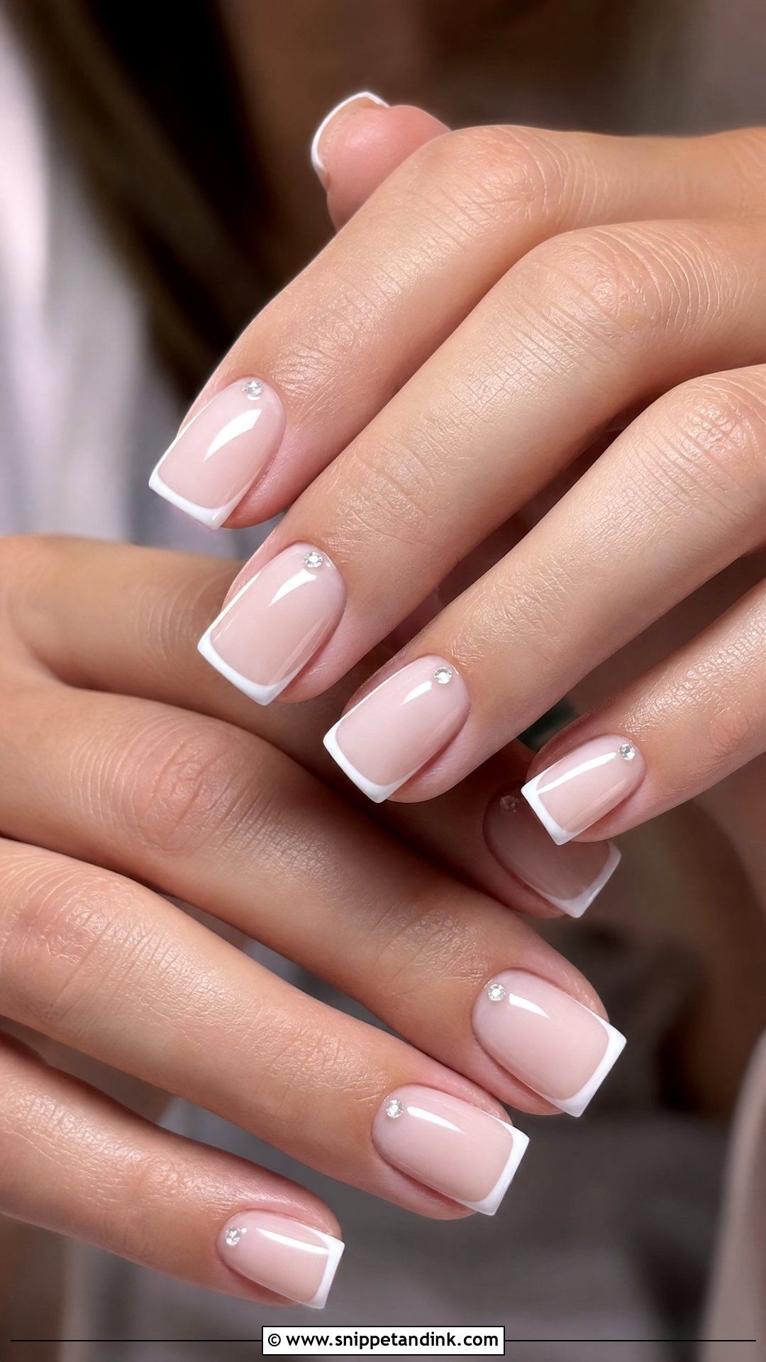 Square Engagement Nails - Snippet and Ink - 25 Nail Art for Engagement Brides Ideas