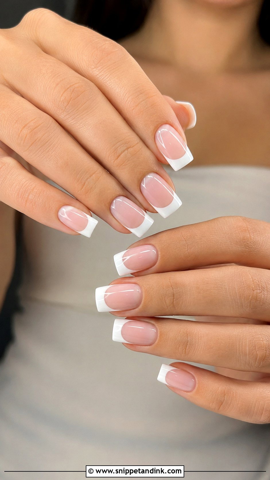 Square French Wedding Nails - Snippet and Ink - 20 French Nails Wedding Brides