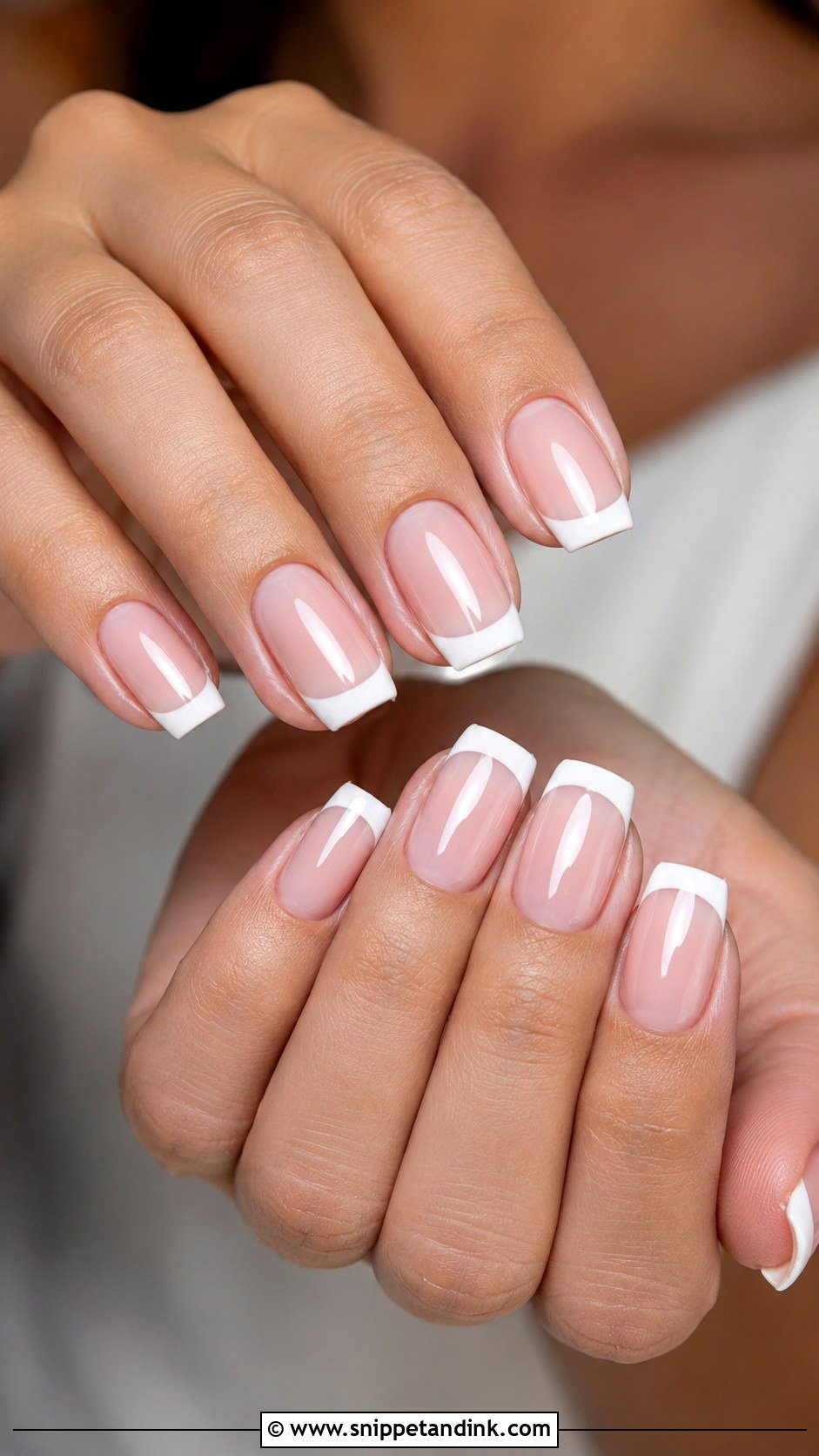 Square Gel Bridal Nails - Snippet and Ink - 20 Gel Wedding Nails for Bride