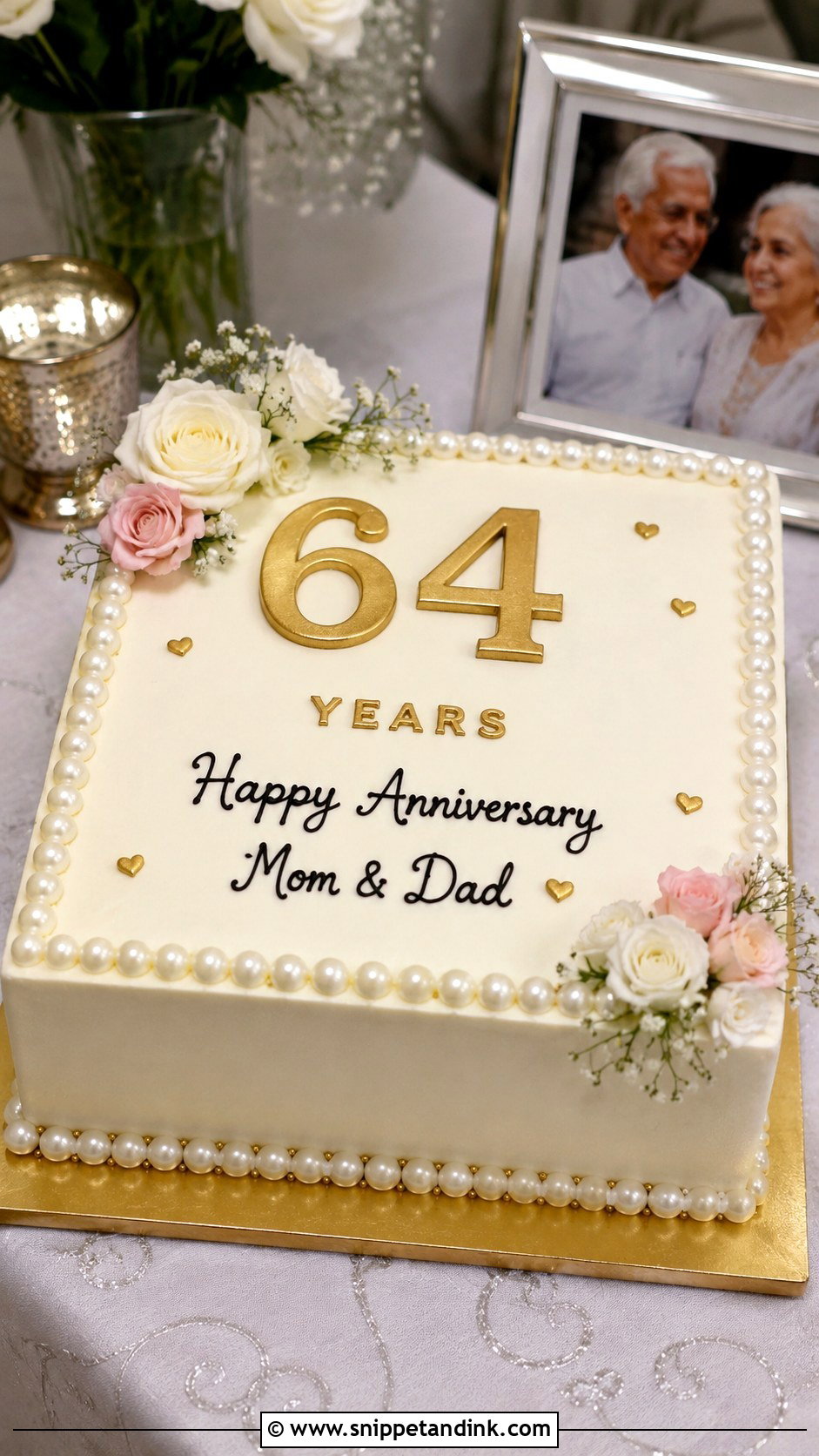 Square Number Anniversary Cake - Snippet and Ink - 20 Square Anniversary Cake Ideas