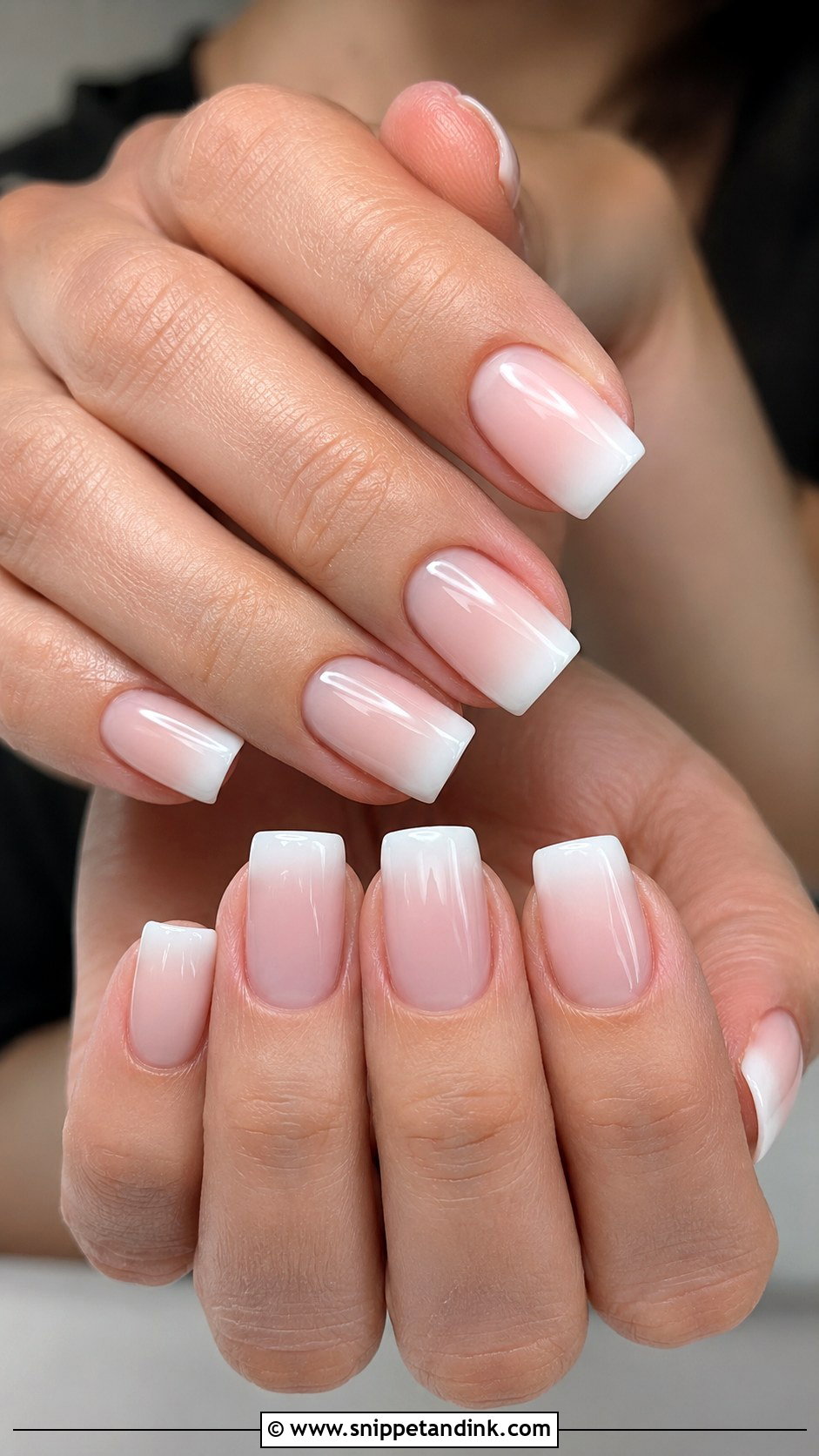 Square Ombre Wedding Nails - Snippet and Ink - 20 Ombre Wedding Nails for Bride