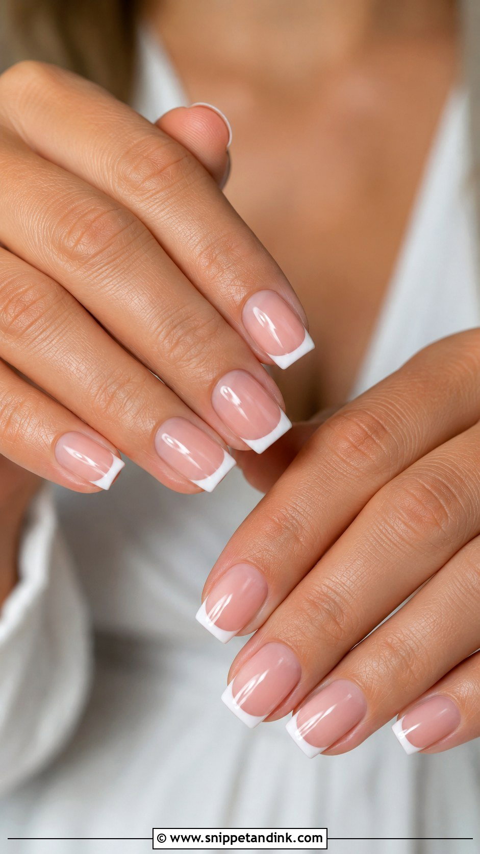Square Wedding Nails - Snippet and Ink - 20 Dream Wedding Nails