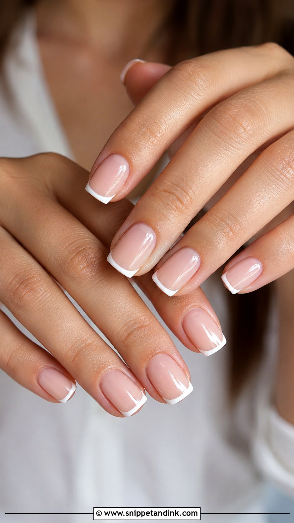 Square Wedding Nails - Snippet and Ink - 20 Pretty Wedding Nails