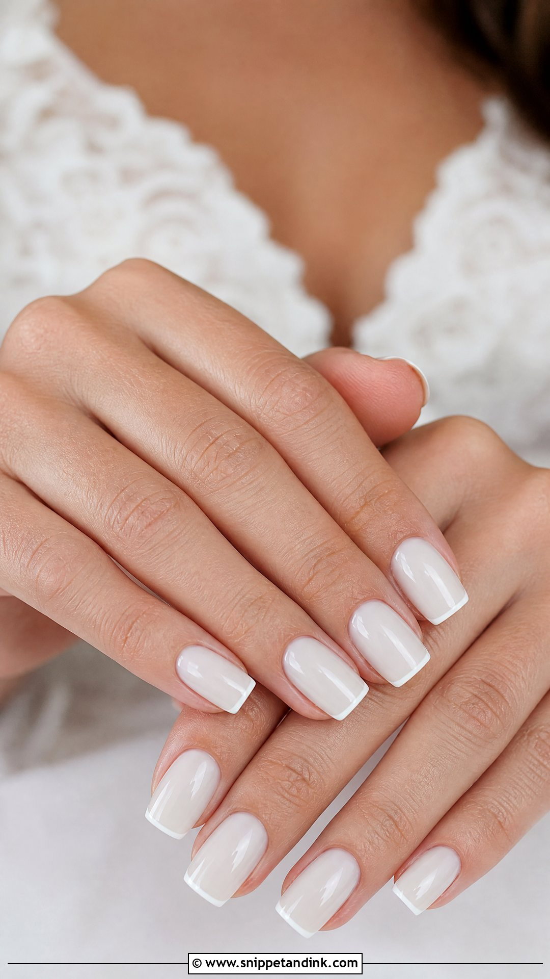 Square Wedding Nails - Snippet and Ink - 25 Nail Ideas for Wedding
