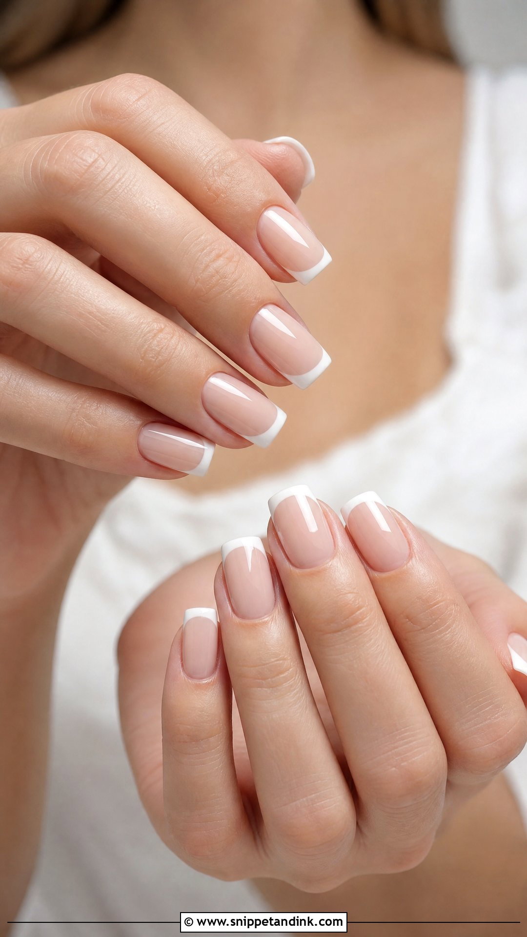Square Wedding Nails - Snippet and Ink - 25 Wedding Nail Designs