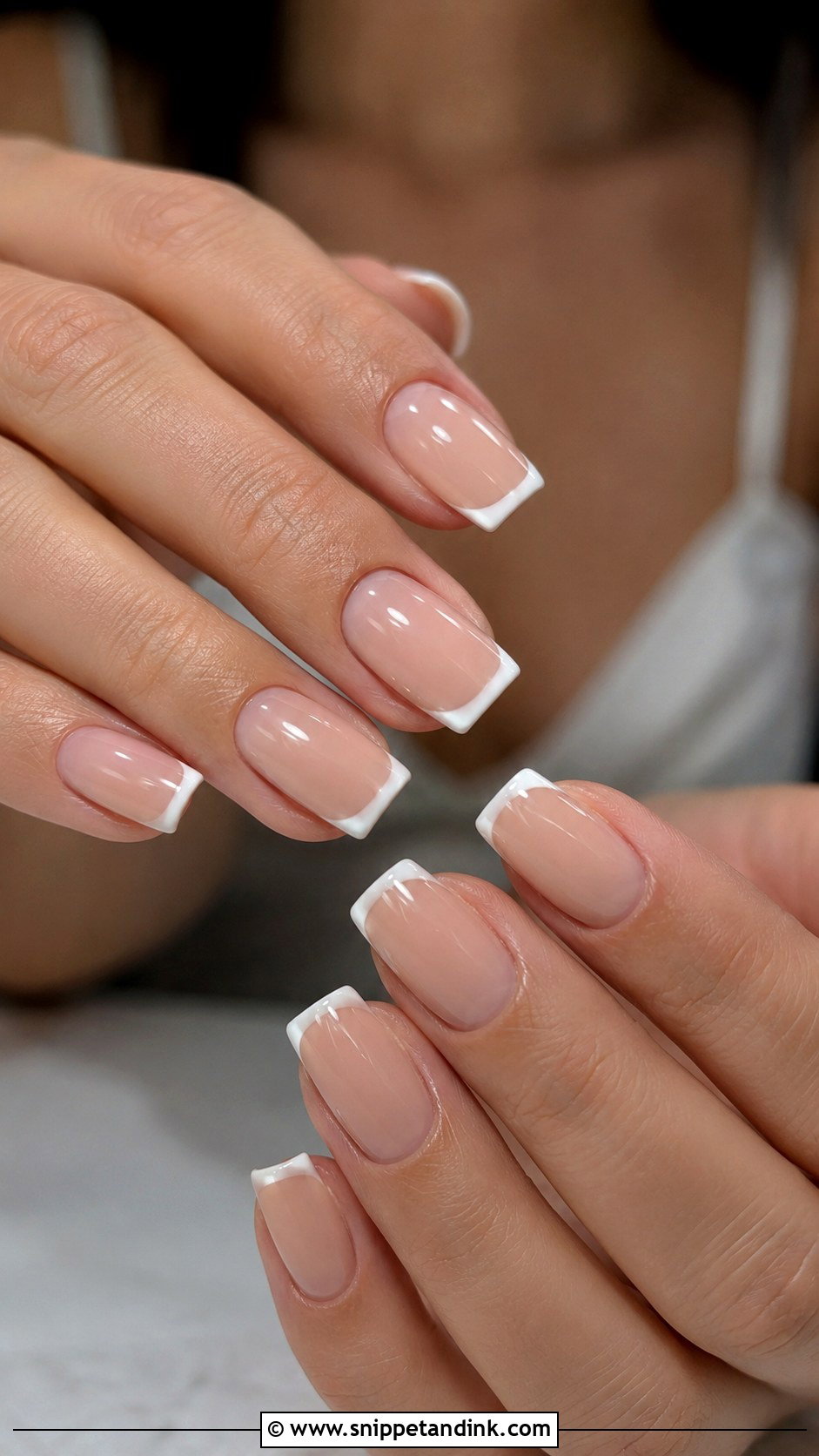 Square Wedding Nails - Snippet and Ink - 30 Elegant Wedding Nails for Bride