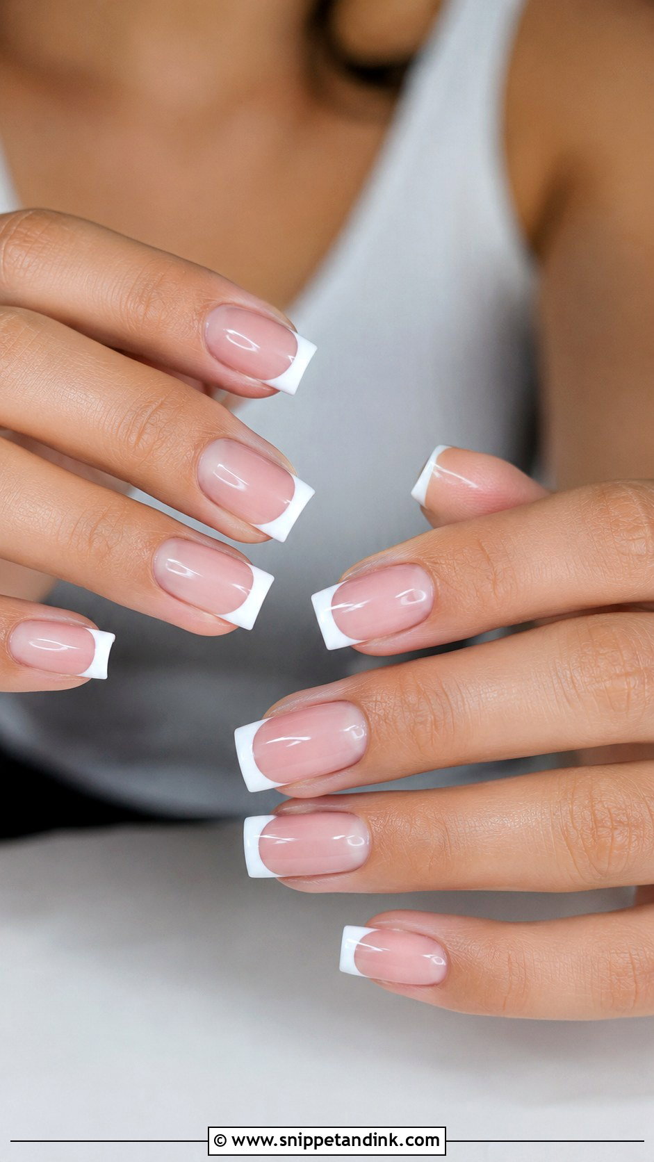 Square Wedding Nails - Snippet and Ink - 30 Wedding Nails Ideas