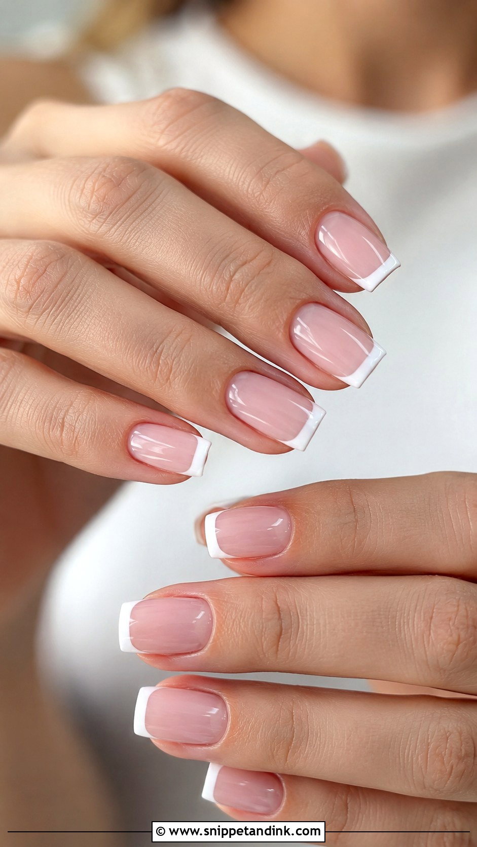 Square Wedding Nails - Snippet and Ink - 35 Wedding Nail Ideas