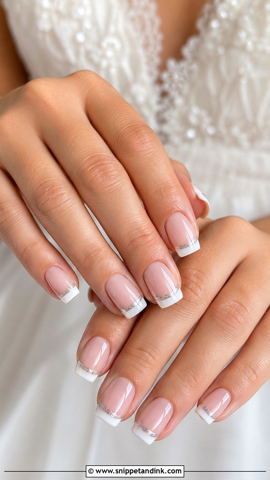 Square Wedding Nails - Snippet and Ink - 20 Nail Art Design for Wedding Ideas