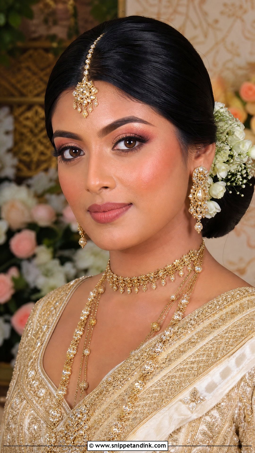 Sri Lankan Bridal Makeup - Snippet and Ink - 20 South Asian Bridal Makeup Ideas