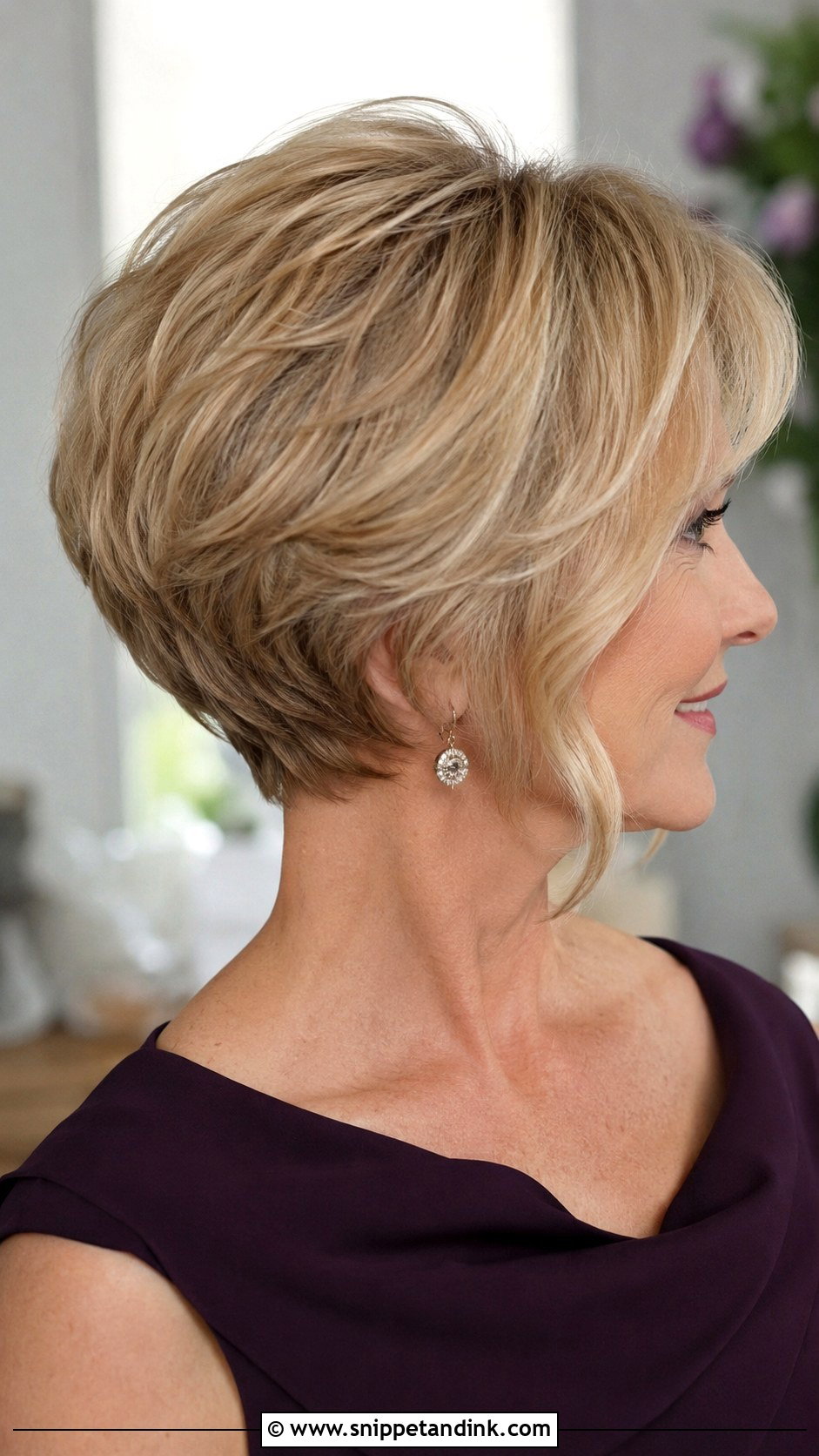 Stacked Bob For Mother Of Groom Short Hair - Snippet and Ink - 15 Wedding Hairstyles for Mother of Groom Short Hair