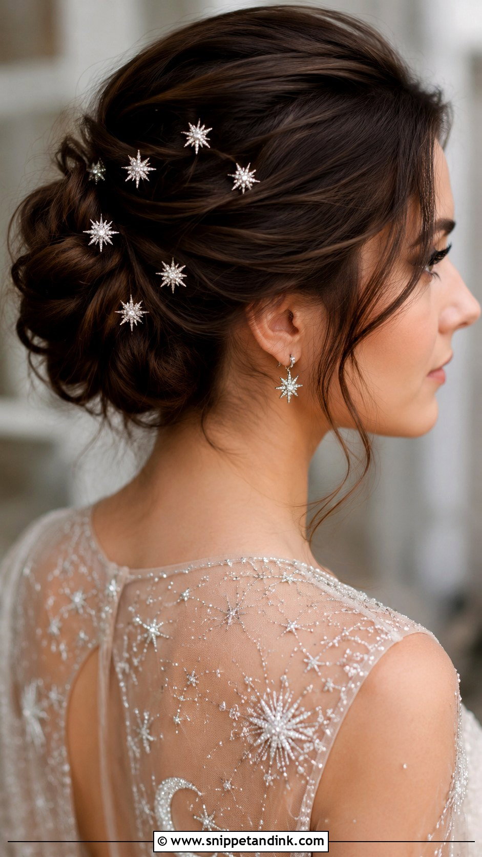 Star Hair Pins - Snippet and Ink - 30 Bridal Hair Accessories