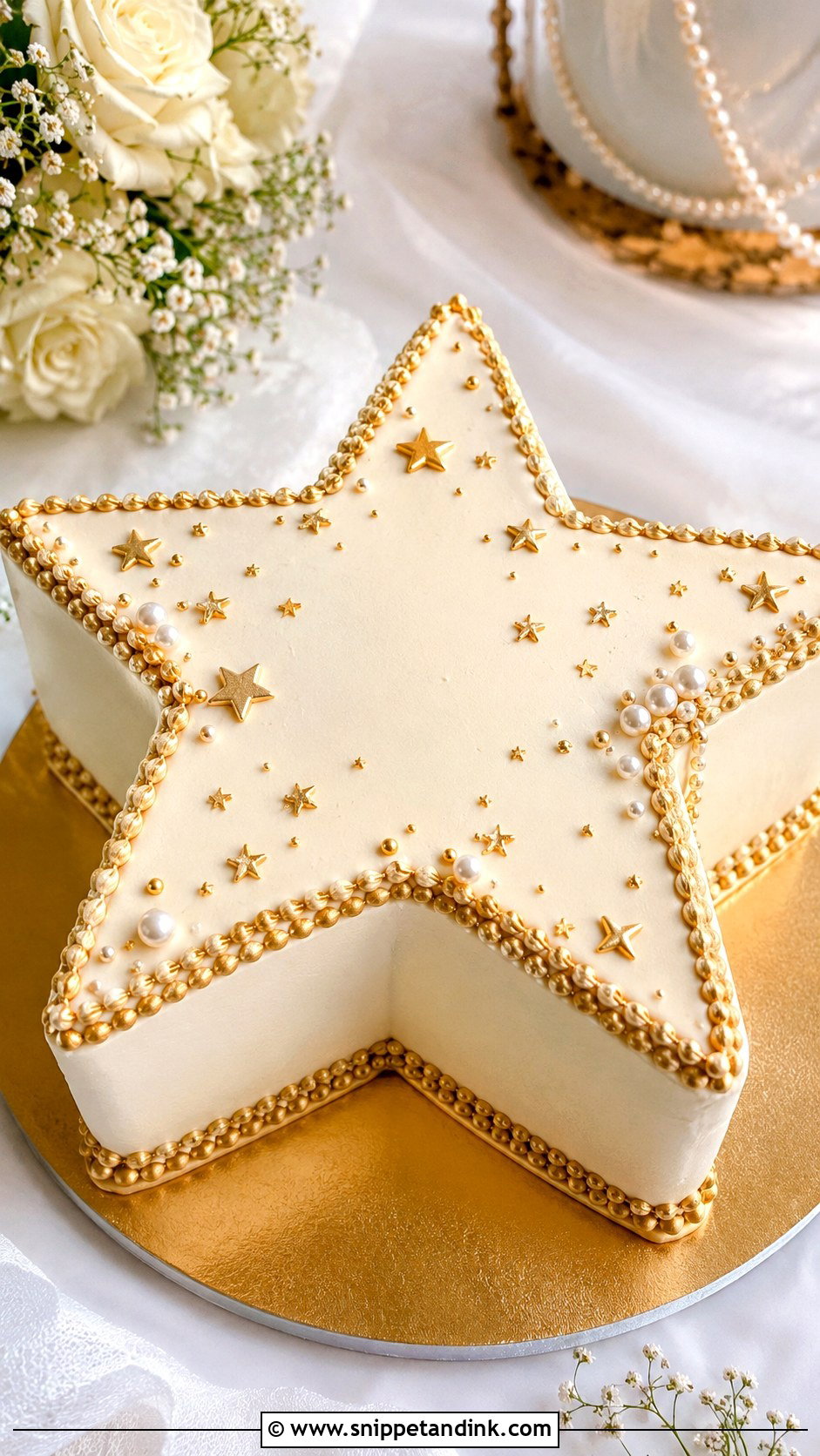 Star Shaped Wedding Cake - Snippet and Ink - 20 Star Wedding Cake Ideas