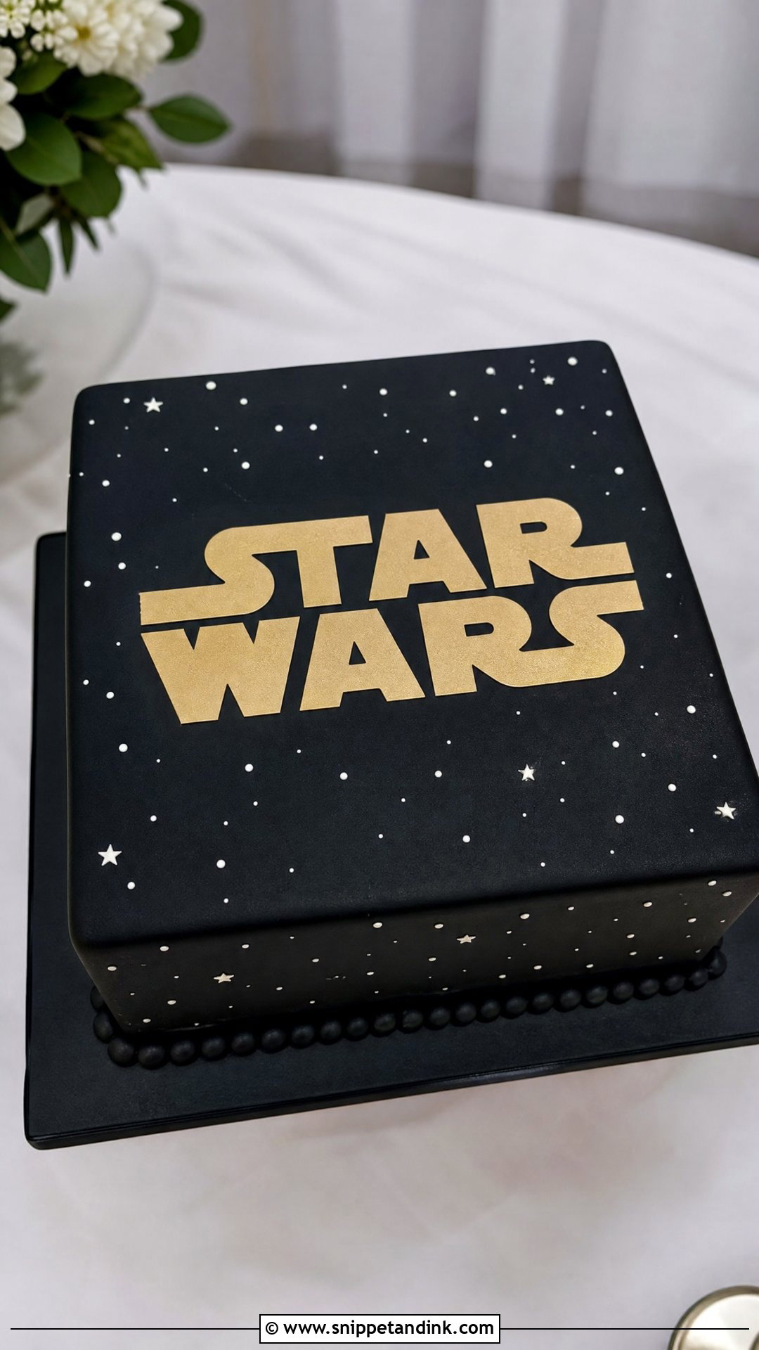 Star Wars Logo Groom Cake - Snippet and Ink - 25 Star Wars Groom Cake Ideas