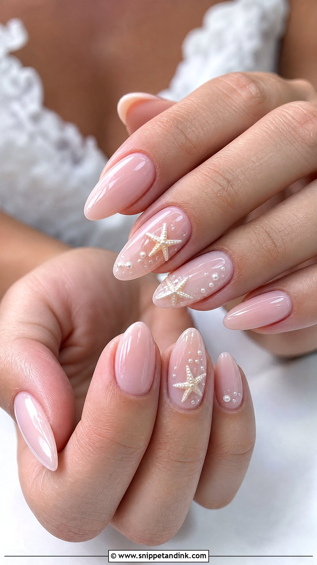 Starfish Beach Wedding Nails - Snippet and Ink - 25 Beach Wedding Nails