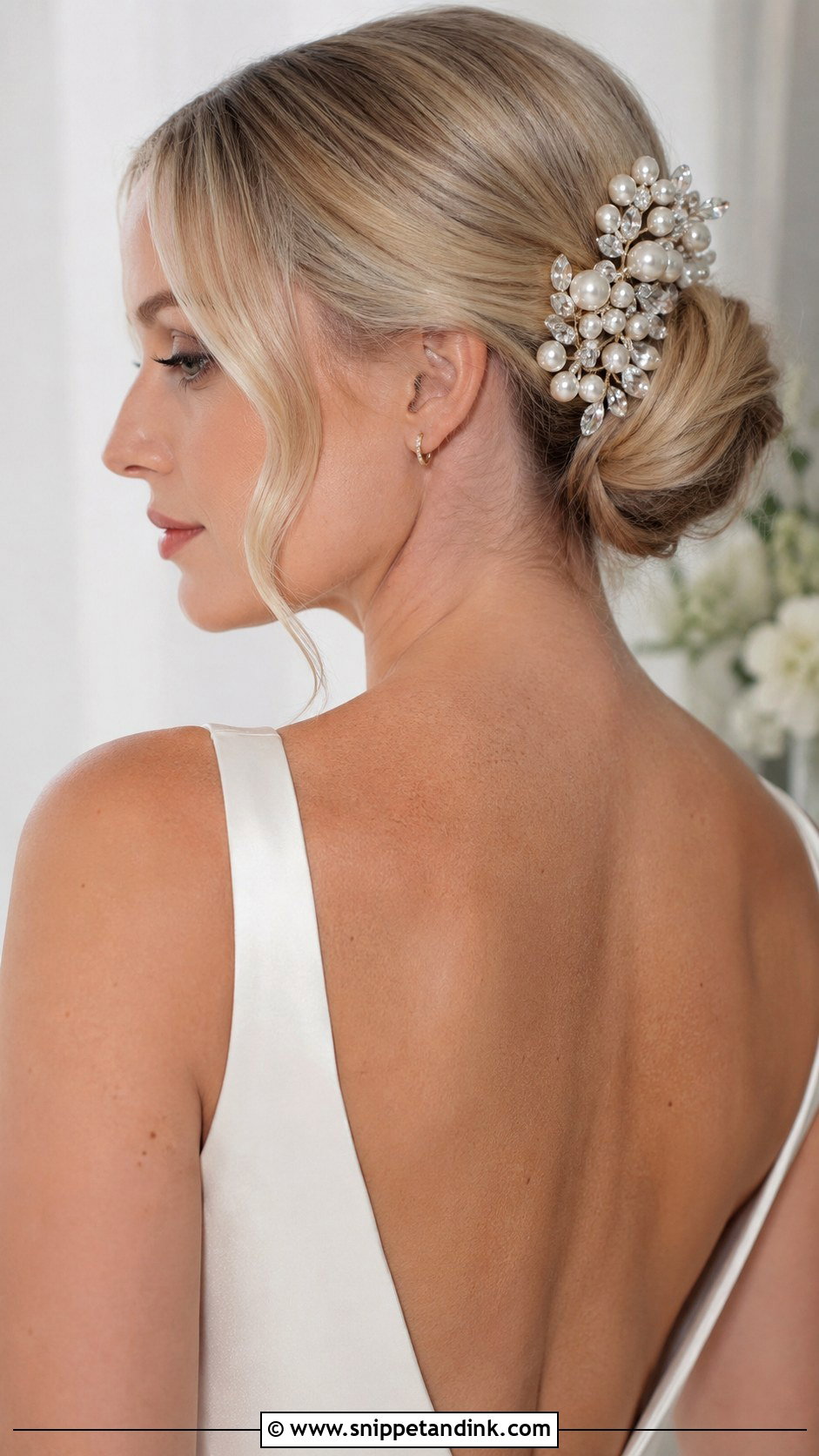 Statement Wedding Hair Clip - Snippet and Ink - 15 Wedding Hair Clip Ideas