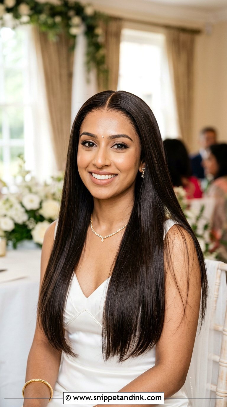 Straight Glueless Lace Front Bridal Wig - Snippet and Ink - 20 Bridal Wig Hairstyles