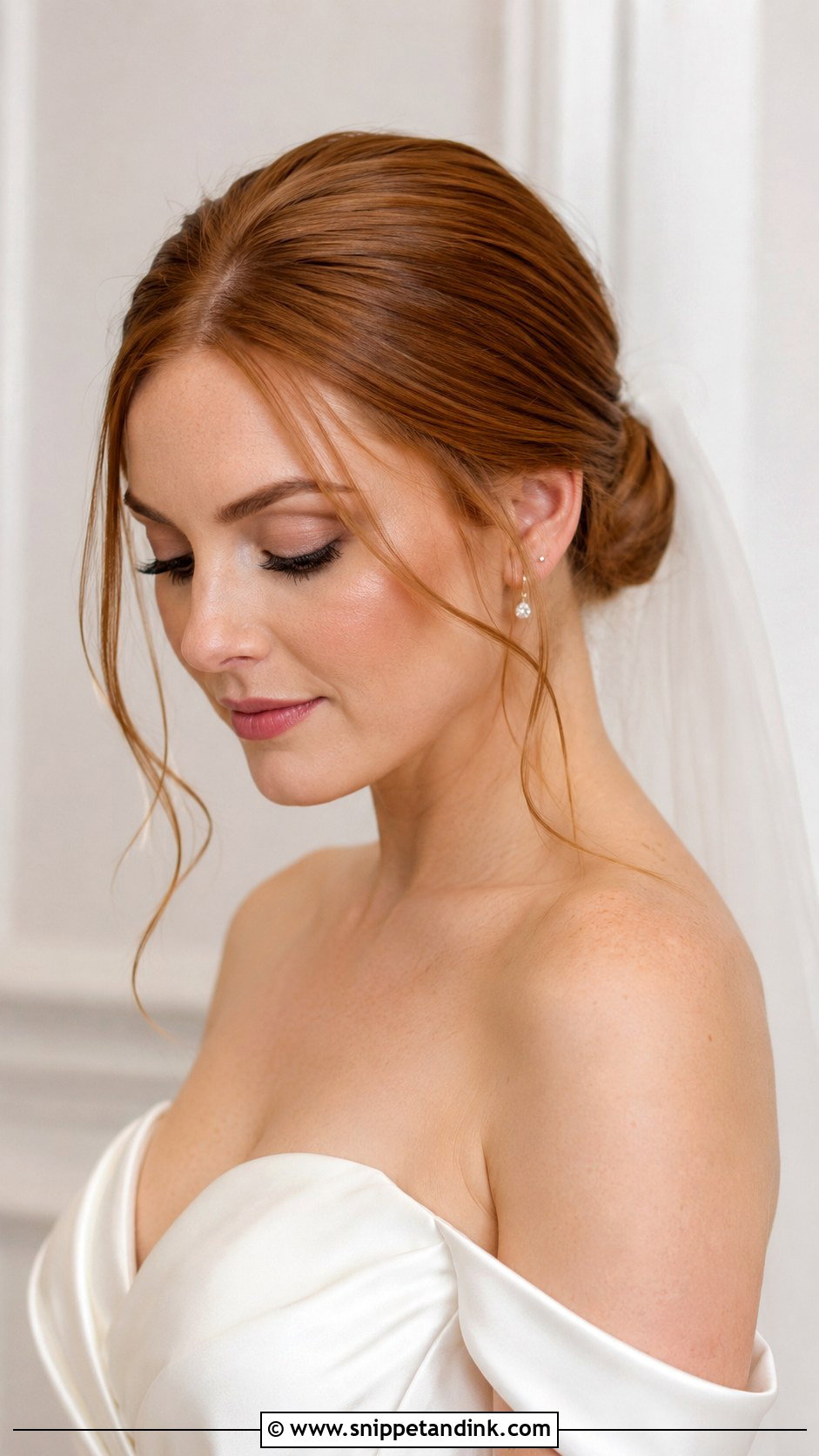 Straight Hair Chignon for Bride - Snippet and Ink - 25 Hairstyles for Straight Hair for Wedding