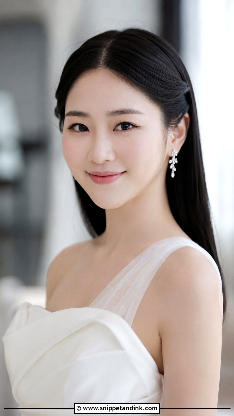 Straight Hair Prewedding Hairdo - Snippet and Ink - 15 Prewedding Hairdo Ideas