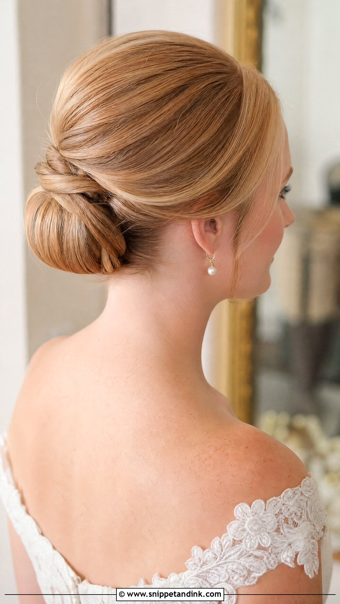 Straight Hair Wedding Updo - Snippet and Ink - 20 Wedding Hair for Straight Hair Ideas