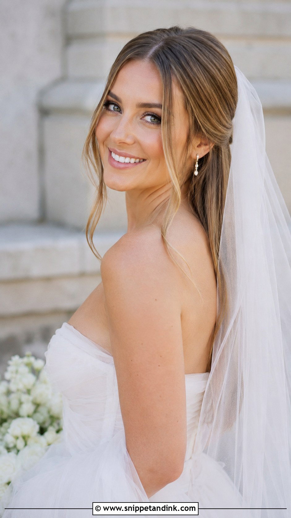 Straight Hair With Loose Face Framing Pieces - Snippet and Ink - 30 Straight Hairstyles for Wedding