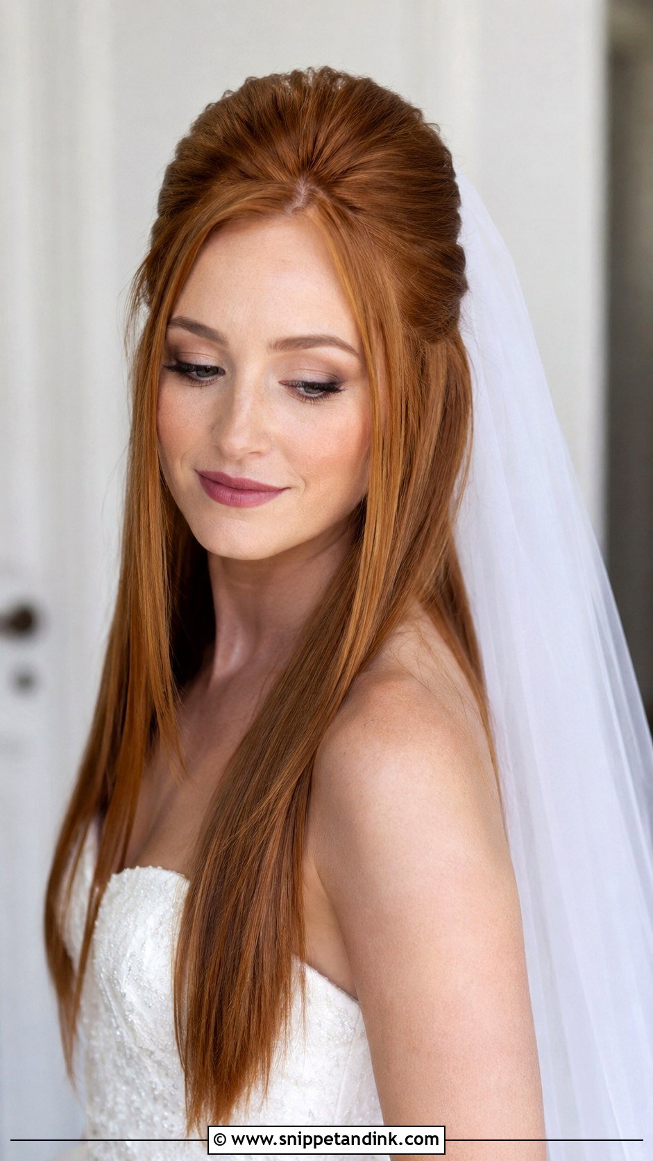 Straight Hair With Volume at the Crown - Snippet and Ink - 25 Long Straight Hairstyles for Wedding