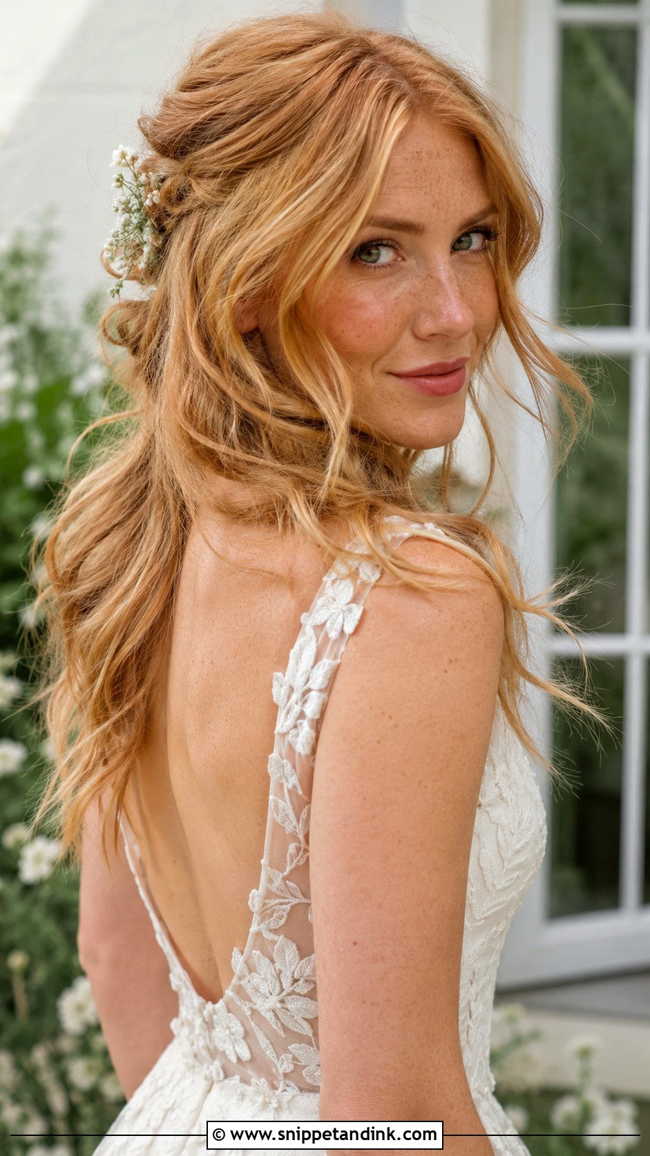 Strawberry Blonde Bridal Hair - Snippet and Ink - 20 Bride Hair Color Ideas