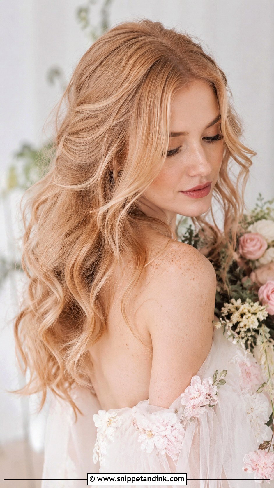 Strawberry Blonde Wedding Hair Color - Snippet and Ink - 20 Wedding Hair Color Ideas
