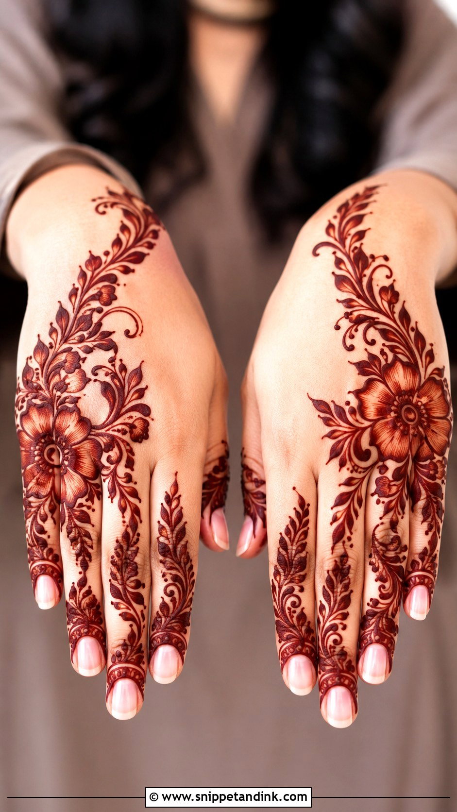 Stylish Arabic Mehndi Design - Snippet and Ink - 35 Latest Stylish Mehndi Designs