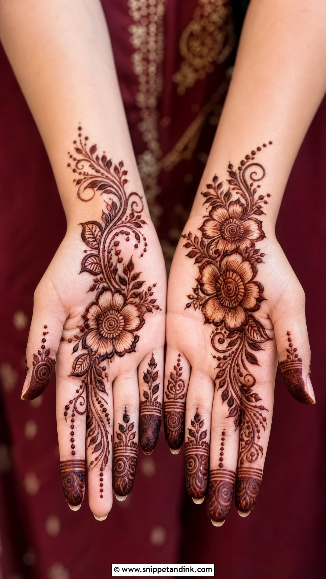 Stylish Bail Front Hand Mehndi Design - Snippet and Ink - 25 Bail Front Hand Mehndi Design Ideas