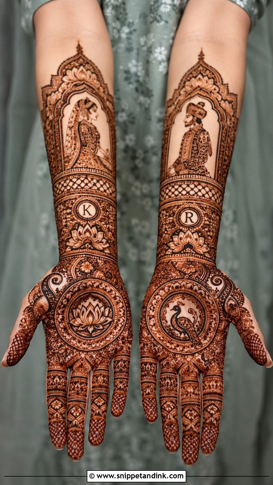 Stylish Bridal Mehndi Design - Snippet and Ink - 35 Latest Stylish Mehndi Designs