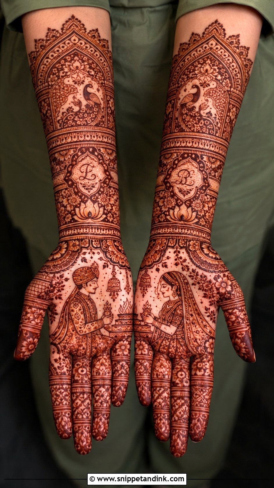 Stylish Dulhan Mehndi Design - Snippet and Ink - 35 Latest Stylish Mehndi Designs