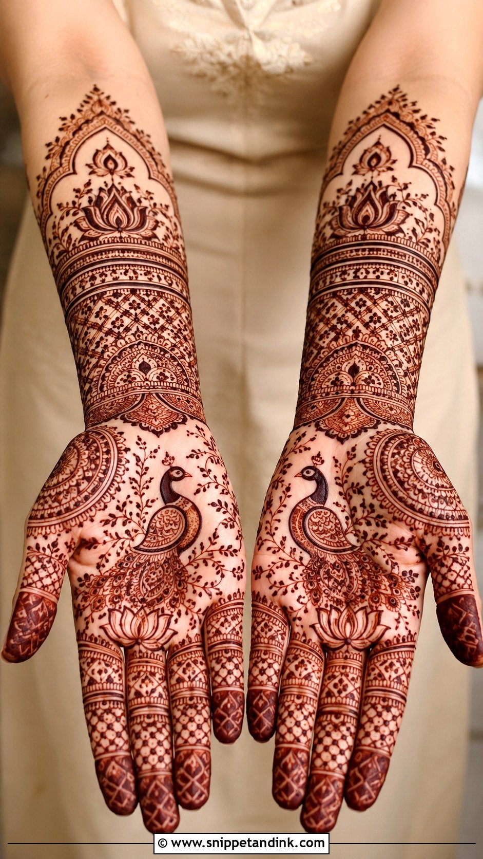 Stylish Indian Mehndi Design - Snippet and Ink - 35 Latest Stylish Mehndi Designs