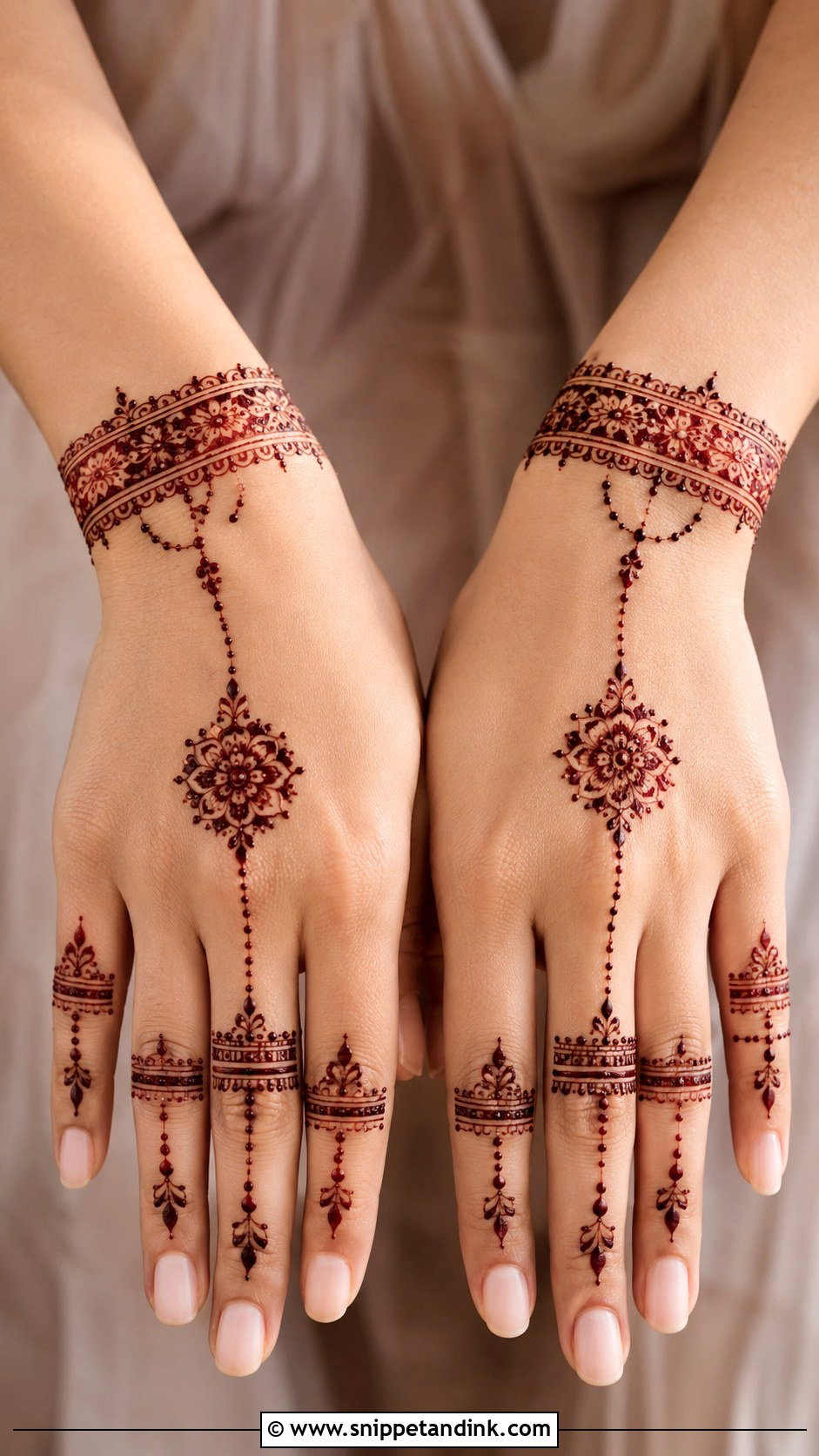 Stylish Jewelry Mehndi Design - Snippet and Ink - 35 Latest Stylish Mehndi Designs