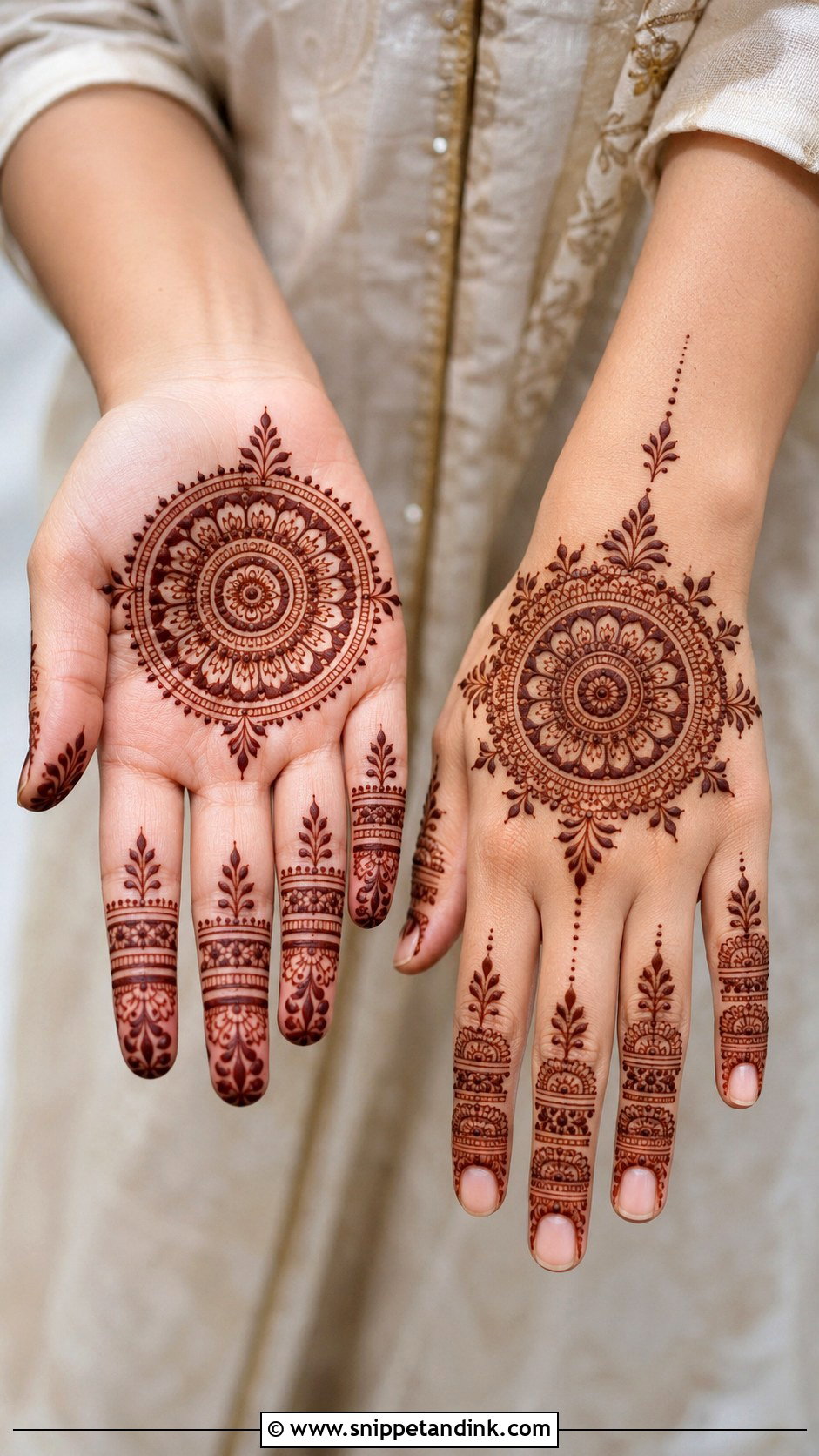 Stylish Mandala Mehndi Design - Snippet and Ink - 35 Latest Stylish Mehndi Designs